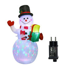 Lade das Bild in den Galerie-Viewer, 150CM LED Illuminated Inflatable Snowman Air Pump Model Airblown Dolls Toys Decoration Christmas
