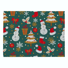 Load image into Gallery viewer, 2pcs Christmas Tablecloths Cartoon Printed Placemats Insulated And Waterproof Table Mats

