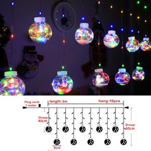 Load image into Gallery viewer, 3m Led Christmas Wish Ball Curtain Light String for Christmas Home Xmas New Year Decoration
