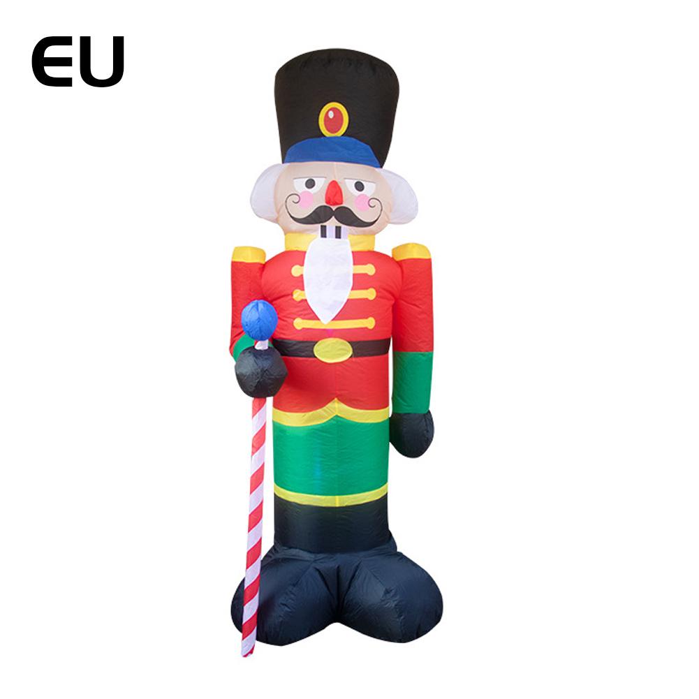 2.4m Christmas Inflatable Santa Claus Soldier Old Puppies Party Decorations