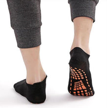 Load image into Gallery viewer, 2Pair Adult Anti Skid Yoga Trampoline Playground Sports Breathable Cotton Floor Socks
