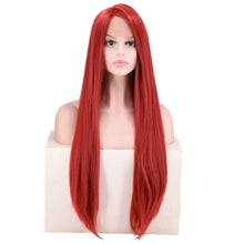 Load image into Gallery viewer, Women Wig Front Lace Chemical Fiber Long Straight Hair W411
