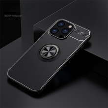 Lade das Bild in den Galerie-Viewer, Ring Bracket Black Blue Phone Case for iPhone13
