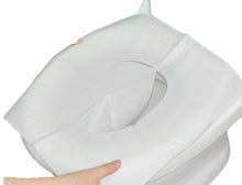 Load image into Gallery viewer, 3pcs Disposable Toilet Mat Pulp Toilet Sanitary Products Paper Toilet Seat Cover 10 Pieces
