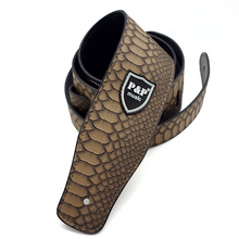 Load image into Gallery viewer, Wear-Resistant Guitar Strap Pu Embossed Bass Strap
