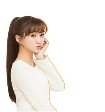 Lade das Bild in den Galerie-Viewer, Women Wig Long Straight Hair Clip-on Ponytail Solid Color W396
