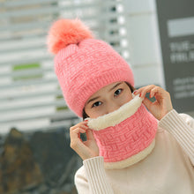 Lade das Bild in den Galerie-Viewer, Warm Winter Knit Beanie Hats Thickened Cute Ball Woolen Cap Women Korean Style Fashion Unisex
