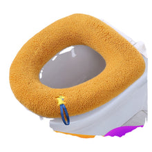 Load image into Gallery viewer, 3pcs Toilet Seat plus-Sized Household Winter Thickened Toilet Seat Cover Pad Toilet Seat Cover Washer
