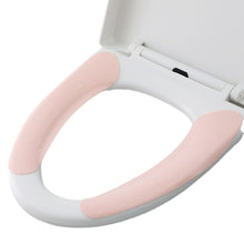 Load image into Gallery viewer, 3pcs Toilet Cushion Seat Cushion Household Four Seasons  Thickened Adhesive Washable Fleece
