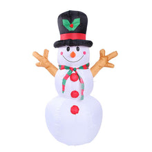 Lade das Bild in den Galerie-Viewer, 1.6M Christmas Snowman Inflatable Model Twig Snowman Doll Christmas Decoration Dressing Supplies
