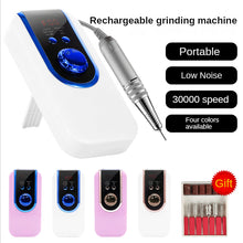 Lade das Bild in den Galerie-Viewer, 30000 Rotating Speed Pen Nail Polishing Machine Electric Mini Rechargeable Nail Polish Remover
