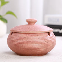 Load image into Gallery viewer, Ashtray Ceramic Large Retro  Creative  Kiln Baked Stoneware Celadon Ashtray

