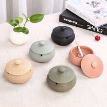 Load image into Gallery viewer, Ashtray Ceramic Large Retro  Creative  Kiln Baked Stoneware Celadon Ashtray
