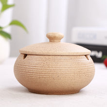 Load image into Gallery viewer, Ashtray Ceramic Large Retro  Creative  Kiln Baked Stoneware Celadon Ashtray
