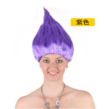 Load image into Gallery viewer, Halloween Xmas Christmas Gifts Decoration Red Fluffy Alternative European and American Style Wig Festival
