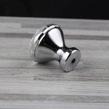 Load image into Gallery viewer, 10PCs Single Hole Crystal Diamond Handle 25mm Furniture Handle Wardrobe Drawer Door Handle
