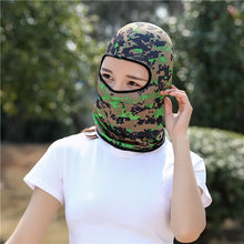 Load image into Gallery viewer, 2PCs Windtight Hoods Sun-Proof Breathable Summer Ice Silk Face Mask for Outdoor Cycling
