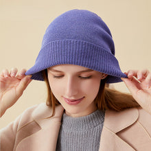 Load image into Gallery viewer, Warm Winter Knit Beanie Hats Thickened Earflaps Wool Simple Solid Color Pullover for Women Unisex
