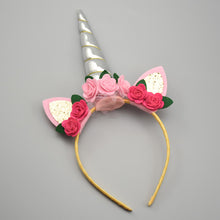 Lade das Bild in den Galerie-Viewer, 2x Halloween Xmas Christmas Gifts Decoration Unicorn Headband Hair Accessories
