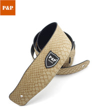 Load image into Gallery viewer, Wear-Resistant Guitar Strap Pu Embossed Bass Strap
