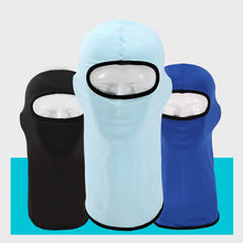 Load image into Gallery viewer, 2PCs Windtight Hoods Sun-Proof Breathable Summer Ice Silk Face Mask for Outdoor Cycling
