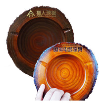 Load image into Gallery viewer, Ashtray Bark Solid Wood  Business Gift  Restaurant Company Gift Wooden s Lettering Ashtray
