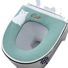 Load image into Gallery viewer, 3pcs Toilet Cushion Seat Cushion All-Season Cute Erasable Zipper Household
