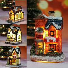 Lade das Bild in den Galerie-Viewer, 2pcs Mini Merry Christmas Decor Christmas Ornamnet Christmas Resin House
