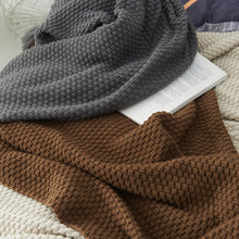 Load image into Gallery viewer, Tassel Knitted Ball Blanket Wool Blanket Air Conditioner Nap Blanket Shawl Blanket Sofa Casual Blanket

