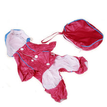 Load image into Gallery viewer, Dog Cat Clothes Double-Layer Thickened Mesh Four-Leg Raincoat
