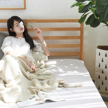 Load image into Gallery viewer, Tassel Knitted Ball Blanket Wool Blanket Air Conditioner Nap Blanket Shawl Blanket Sofa Casual Blanket
