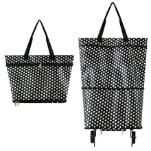 Lade das Bild in den Galerie-Viewer, Backpack Bag Shopping Bag Foldable Shopping Trolley Travel Bag Wheel Bags with Roller
