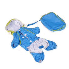 Load image into Gallery viewer, Dog Cat Clothes Double-Layer Thickened Mesh Four-Leg Raincoat
