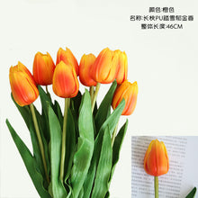 Load image into Gallery viewer, 10PCs Pu Tulip Artificial Fake Flower Plants Home Decoration Wedding Bouquet
