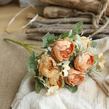 Load image into Gallery viewer, 3PCs Peony Small bundle Artificial Fake Flower Plants Home Decoration Wedding Bouquet
