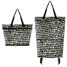 Lade das Bild in den Galerie-Viewer, Backpack Bag Shopping Bag Foldable Shopping Trolley Travel Bag Wheel Bags with Roller
