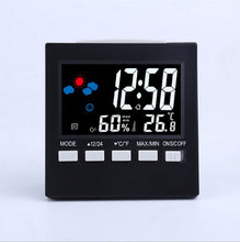Load image into Gallery viewer, Smart Alarm Clock LED Display 2159T Weather Station Clock Voice-Activated Backlight Home Temperature Moisture Meter
