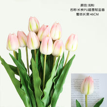 Load image into Gallery viewer, 10PCs Pu Tulip Artificial Fake Flower Plants Home Decoration Wedding Bouquet
