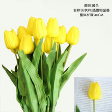 Load image into Gallery viewer, 10PCs Pu Tulip Artificial Fake Flower Plants Home Decoration Wedding Bouquet
