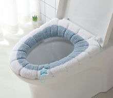 Load image into Gallery viewer, 3pcs Toilet Mat Household Toilet Seat Thickened Four Seasons Toilet Seat Closestool Cushion Washable
