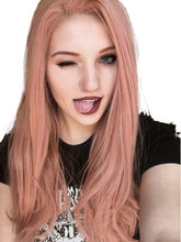 Load image into Gallery viewer, Women Wig Solid Color Mid-Length Long Curly Hair Big Wave Headgear W171
