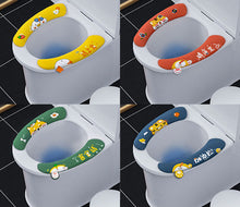 Load image into Gallery viewer, 3pcs Toilet Seat Cover Pads Household  Washer    Four Seasons Paste
