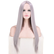 Load image into Gallery viewer, Women Wig Mid-Length Straight Hair Hair Cover + Colors Available W157
