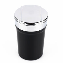 Lade das Bild in den Galerie-Viewer, Ashtray Automobile 4S Store Dedicated Electroplating Garbage Cylinder Cover Led Blue Light
