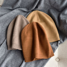 Load image into Gallery viewer, Warm Winter Knit Beanie Hats Solid Color Thin and All-Matching Wool Men's and Women's Pullover Unisex
