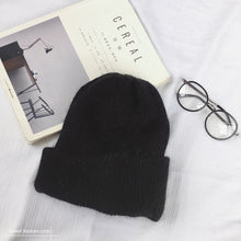 Load image into Gallery viewer, Warm Winter Knit Beanie Hats Autumn Wool Casual All-Match and Sweet Trendy Sleeve Cap Children Unisex

