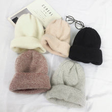 Load image into Gallery viewer, Warm Winter Knit Beanie Hats Autumn Wool Casual All-Match and Sweet Trendy Sleeve Cap Children Unisex
