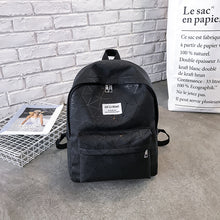 Load image into Gallery viewer, Backpack Schoolbag New Men's and Women's Large Capacity Rhombus  Junior High School Student Campus  Chic Hong Kong Style
