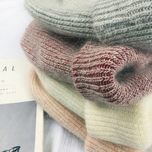 Load image into Gallery viewer, Warm Winter Knit Beanie Hats Autumn Wool Casual All-Match and Sweet Trendy Sleeve Cap Children Unisex
