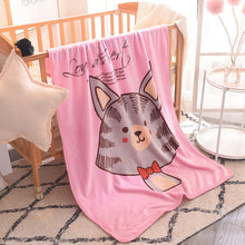 Lade das Bild in den Galerie-Viewer, Children's Blanket Single Layer &amp; Thin Cartoon Flannel Blanket Kindergarten Four Seasons Cover Blanket
